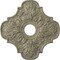 Ekena Millwork Peralta Ceiling Medallion (Canopies up to 4 5/8"), 17 3/4"OD x 3 1/8"ID x 1"P, Castle Stone Crackle CM17PECSC - alternate 1